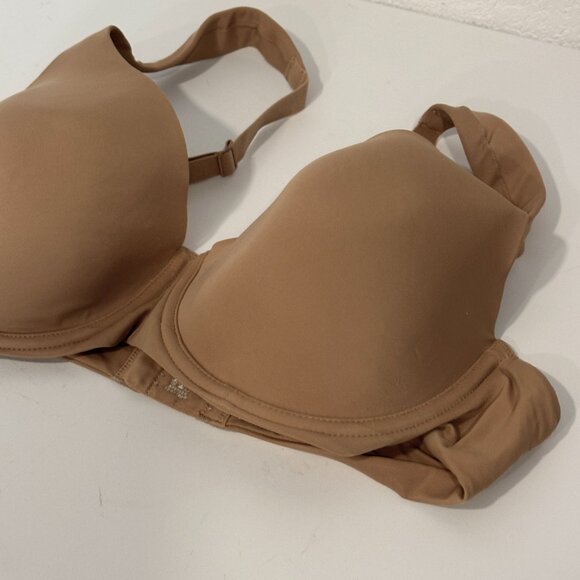 Ambrielle Bra Size 38C Underwire Soft Molded Cups Dark Tan Full Coverage 75733-6 - Picture 6 of 8